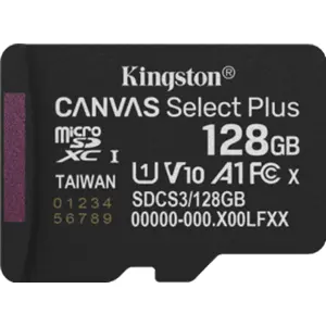Cartão de memória MicroSDXC 128GB C10 U1 V10 A1 (150MB/s) + adaptador SD