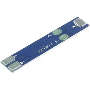 Placa BMS com Balanceamento para 2 Baterias Li-Ion  18650 (2S) 8,4VDC 3A