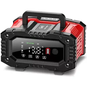 Carregador de bateria Chumbo e LiFePO4 12V/20A 24V/10A