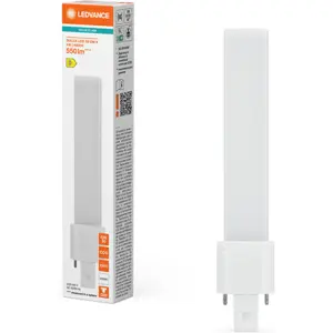 Lâmpada LED tipo PL G23 2 pinos 4W (=9W/840) 550lm 4000K (branco neutro)