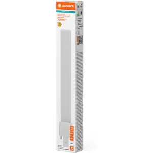 Lâmpada LED tipo PL G23 2 pinos 6W (=11W/840) 700lm 4000K (branco neutro)