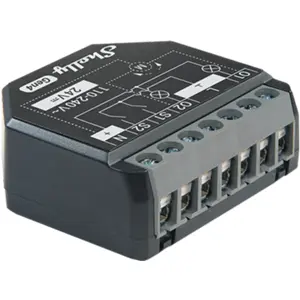 Módulo interruptor duplo para automação Wifi c/ controle de estores elétricos e medição de energia