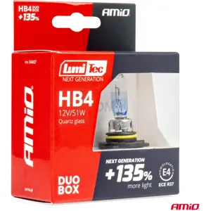 Lâmpada halogéneo HB4 P22d 12V 51W [2 unid.]