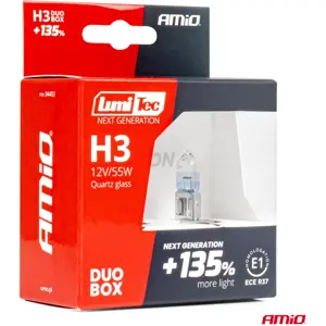 Lâmpada halogéneo H3 PK22s 12V 55W  [2 unid.]