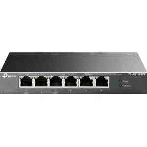 Switch 6P (1x PoE++ | 3x PoE+ | 2x RJ45) Gigabit 10/100/1000Mbps 64W