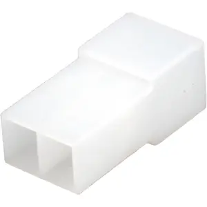 Ficha universal Faston para 2 terminales (paralelos) 6.3mm con lengüeta macho