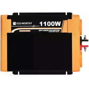 Inversor 12VDC ➝ 230V onda sinusoidal pura 1100W c/ USB + painel remoto