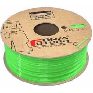 Rolo de filamento de impressão 3D em PLA de 1.75mm - Verde Vibrante - 1Kg