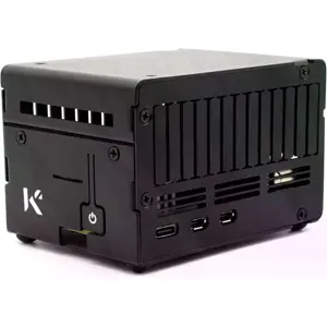Caixa para Raspberry Pi5 com espaço para HATs, placas de expansão, coolers e NVMe