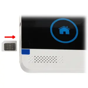 Kit alarme WiFi+GSM+4G c/ painel táctil e leitor RFID até 30 dispositivos (compatível c/ Tuya)