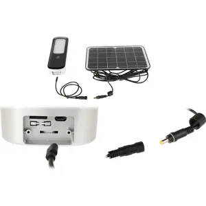 Câmara IP (Wi-Fi) 2.1MP 3.6mm 1080p c/ bateria, PIR, Luz e Painel solar (compatível c/ Tuya) - IP65