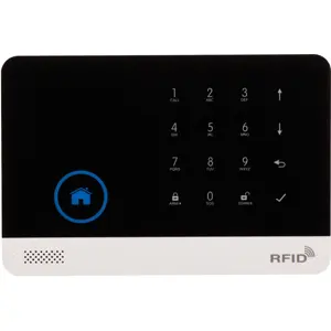 Kit alarme WiFi+GSM+4G c/ painel táctil e leitor RFID até 30 dispositivos (compatível c/ Tuya)