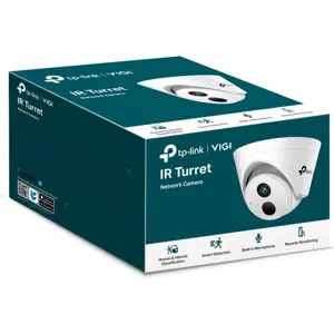 Câmara IP (Ethernet c/ PoE) Dome 3MP 4mm IR 30m p/ interior