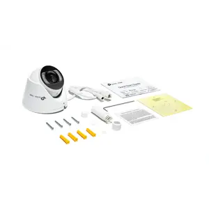 Cámara IP (Ethernet con PoE) tipo turret 4MP 4mm Full-Color IR 30m - IP67