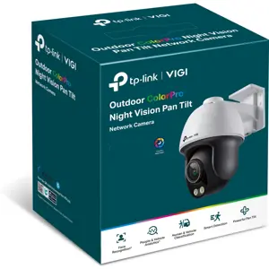 Cámara IP (Ethernet con PoE) Pan/Tilt 4MP 4mm ColorPro Night Vision - IP66