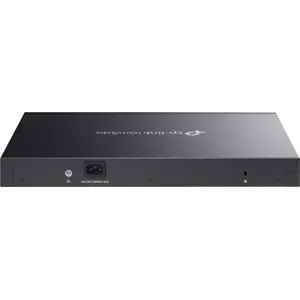 Switch 28 Portas Gigabit (24 RJ45 PoE+ | 2 RJ45 | 2 SFP) montável em rack