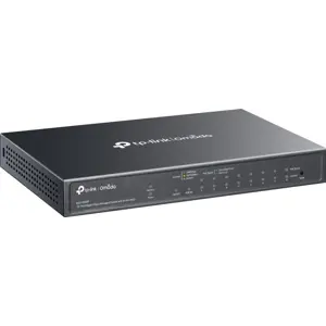 Switch 10P (8x PoE+ | 1x Uplink | 1x SFP) Gigabit Gerenciável 123W