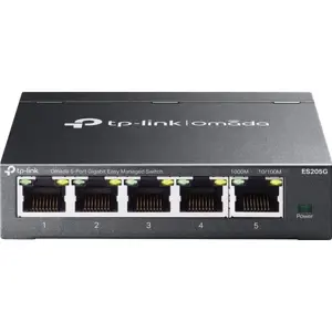 Switch 5P Gigabit 10/100/1000Mbps - c/ gestão Omada