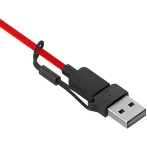 Auscultador headset UC de Call Center c/ controlos no cabo - USB-C/A