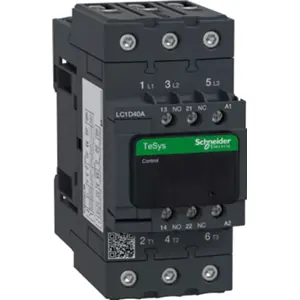 Contactor 3P (3NO) 690VAC 40A c/ contacto aux. NO+NC - Bobina 230V AC