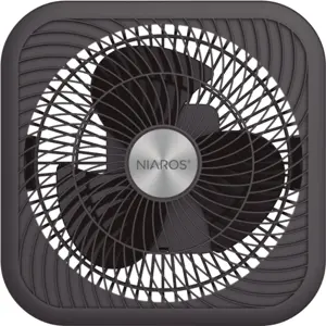 Ventoinha portátil c/ bateria e função powerbank - 25cm 9W