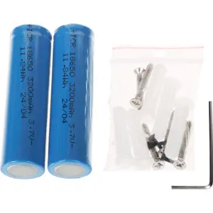 Kit de videoportero inteligente WiFi 1080p 2MPx a batería + Timbre (compatible con Tuya)
