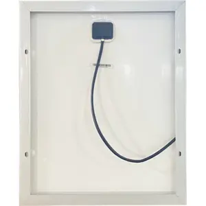 Painel fotovoltaico monocristalino 12V (17.40V) 1.73A 30W - 465x385x25mm