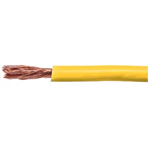 Bobina de cable CCA multifilar 1x0,75mm² - amarillo - 100m