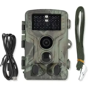 Câmara de gravação de vida selvagem/caça 4K 50Mpx 130º c/ sensor PIR 20m IP65