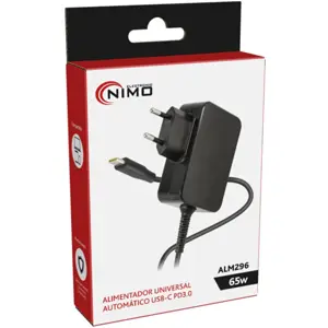 Carregador USB-C PD 5..20V 65W 3.25A