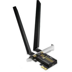 Placa de Rede PCIe Wi-Fi 7 Tri-Band BE6500 c/ Bluetooth 5.4