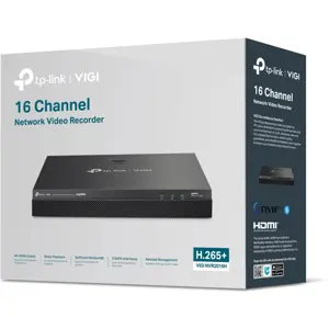 Gravador de Vídeo NVR p/ câmaras IP até 8MPx - 16 canais