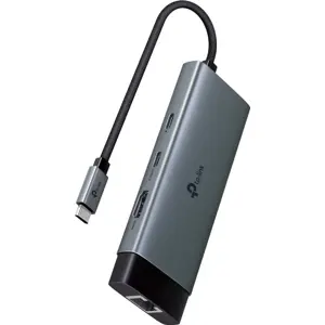 Hub USB Type-C 6-em-1 (1x USB-C 2x USB-A 1x HDMI 1x RJ45 1x PD)