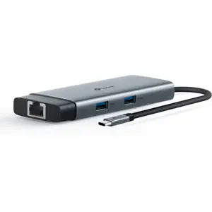 Hub USB Type-C 6-em-1 (1x USB-C 2x USB-A 1x HDMI 1x RJ45 1x PD)