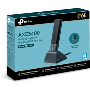 Adaptador USB Wi-Fi 6E (AXE5400) Triband (2402+2402+574Mbps)