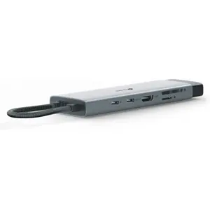 Hub USB Type-C 9-em-1 (1x USB-C 3x USB-A 1x HDMI 1x RJ45 1x PD 1x SD 1x microSD)