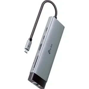 Hub USB Type-C 9-em-1 (1x USB-C 3x USB-A 1x HDMI 1x RJ45 1x PD 1x SD 1x microSD)