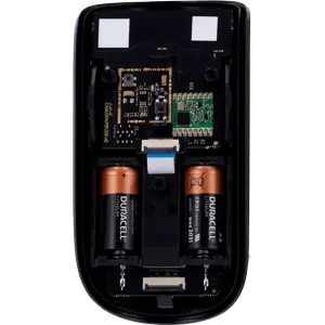 Detetor de movimentos de interior sem fios com petição de imagem - preto
