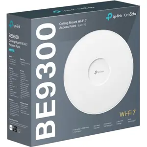 Access Point WiFi 7 TriBand BE9300 (5765+4324+688MBps) c/ PoE p/ teto