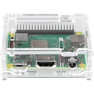 Caixa em acrílico transparente para Raspberry Pi3 A+