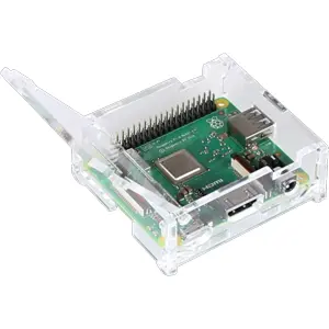 Caixa em acrílico transparente para Raspberry Pi3 A+