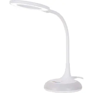 Lámpara LED 8W de mesa CCT (3000..6500K) regulable con base RGB