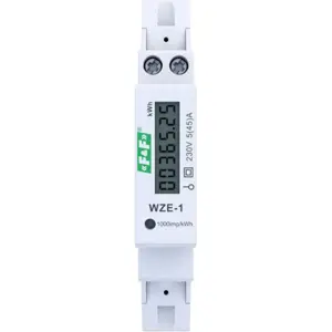 Medidor digital de consumo de energia monofásico (45A) para calha DIN