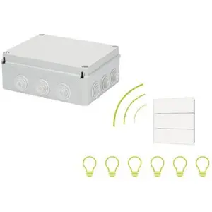 Kit completo controlador inteligente Wifi de 6CH (compatível c/ Tuya) para Jardim