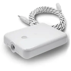 Sensor/alarme de fugas de água a pilhas com Wi-Fi/Zigbee/Matter e cabo de deteção