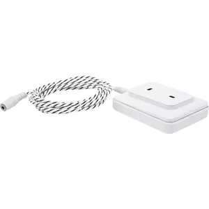 Sensor/alarme de fugas de água a pilhas com Wi-Fi/Zigbee/Matter e cabo de deteção
