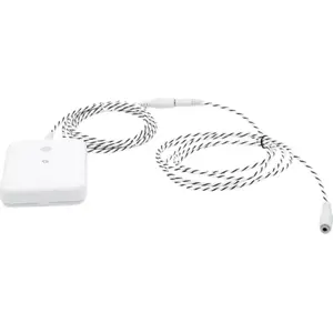 Sensor/alarme de fugas de água a pilhas com Wi-Fi/Zigbee/Matter e cabo de deteção