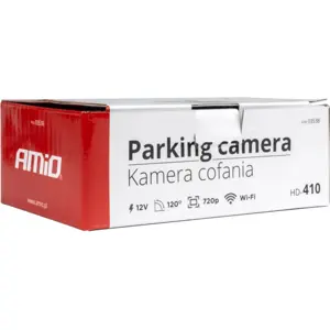 Câmara de estacionamento c/ WIFI integrado (compatível c/ Android e Apple) 720P 120º IP67