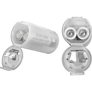 Adaptador de pilha 2x R6/AA para R20/D