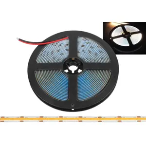 Fita LED COB 3000K (branco quente) 12VDC 1500lm/m 9.6W/m (48W) IP20 - rolo de 5.0m